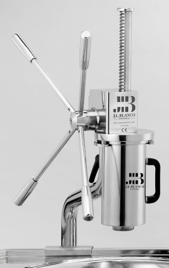 Machine à Churros Manuelle Avec Friteuse 6 L - 5 Buses Inox - Capacité Trémie 5 L - Usage Professionnel Ou Maison - Pour Restaurants, Snacks, événements